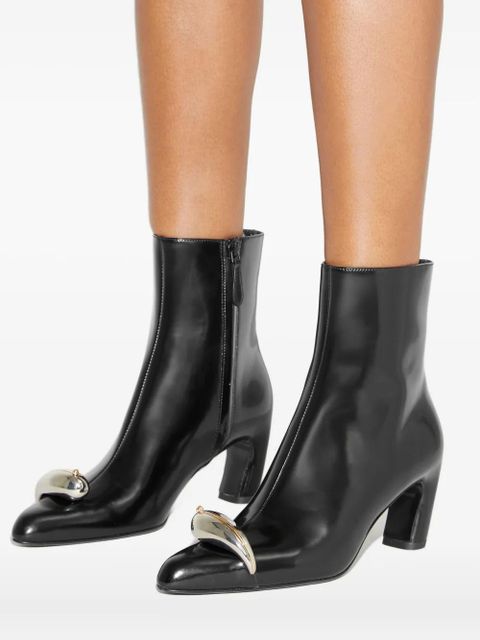 Tory Burch 65mm pierced xl ankle boots - Black