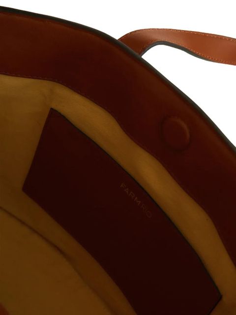 FARM Rio small embroidered tote bag - Neutrals