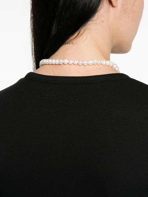 Simone Rocha embellished top - Black
