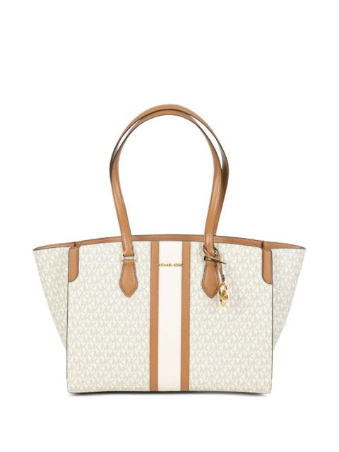 Michael Kors logo-pattern charm tote bag - Neutrals - zdjęcie produktu nr 1