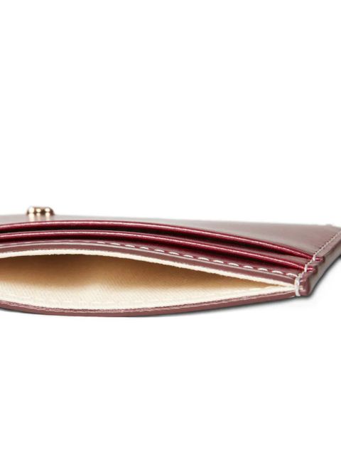 Claudie Pierlot leather cardholder - Red