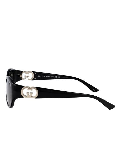 Gucci Eyewear rectangle-frame sunglasses - Black