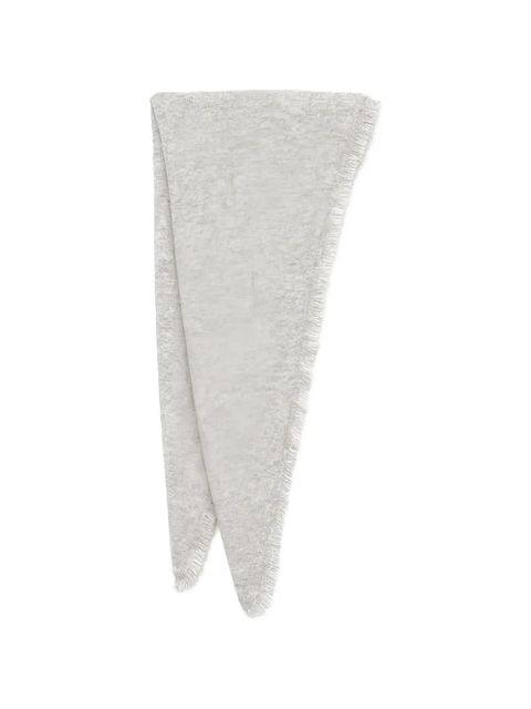 ISABEL MARANT Penina fringed-hem scarf - Grey - zdjęcie produktu nr 1