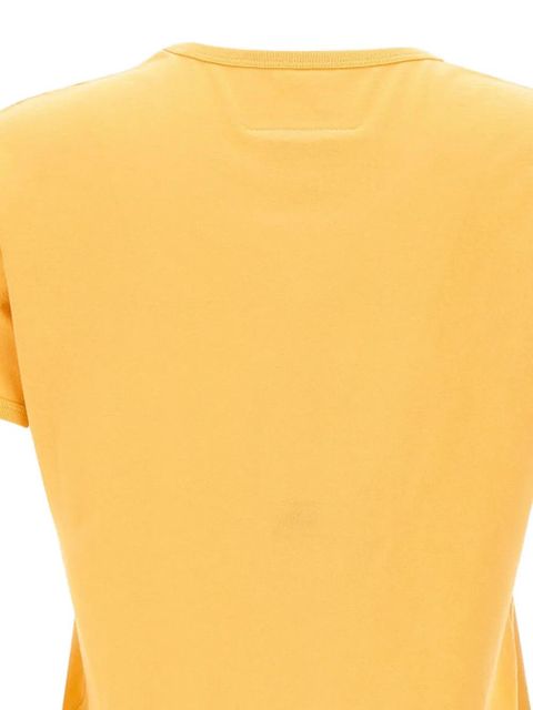 MM6 Maison Margiela logo-print T-shirt - Yellow