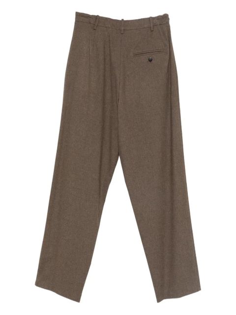 Alysi pleated trousers - Brown