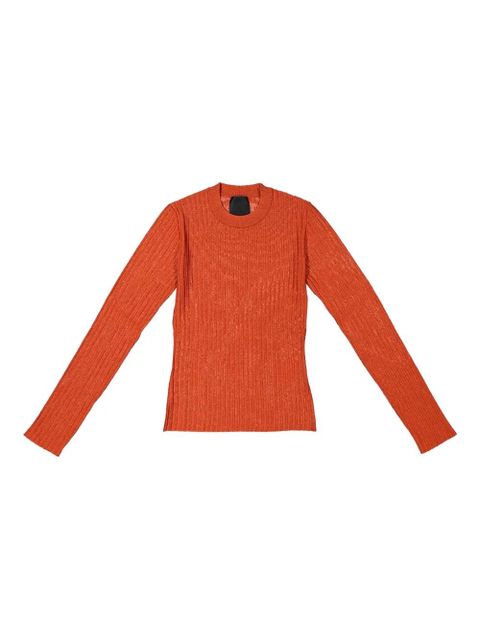Givenchy ribbed crew-neck sweater - Orange - zdjęcie produktu nr 1