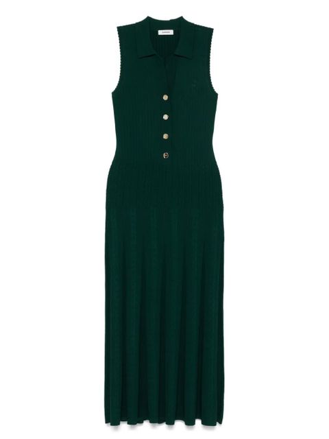 SANDRO cable-knit maxi dress - Green - zdjęcie produktu nr 1
