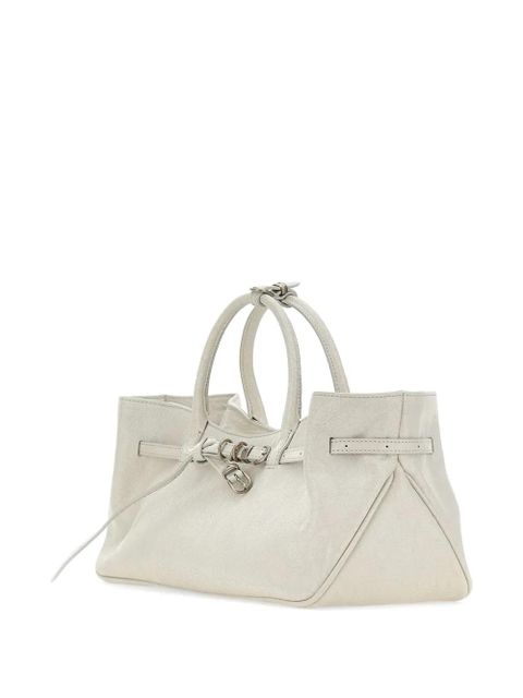 Marge Sherwood Grandma Used cracked effect tote bag - White