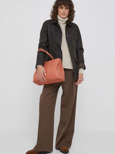 Barbour kurtka bawełniana Classic Beadnell Wax Jacket - zdjęcie produktu nr 2