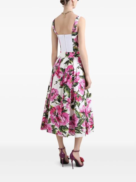 Dolce & Gabbana printed midi skirt - White - zdjęcie produktu nr 2