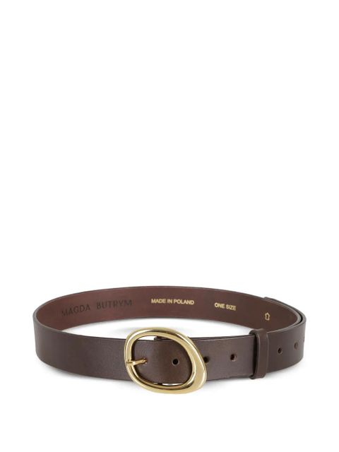 Magda Butrym oval-buckle belt - Brown - zdjęcie produktu nr 1