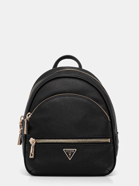 Guess plecak MANHATTAN damski kolor czarny mały gładki HWBG71 18320