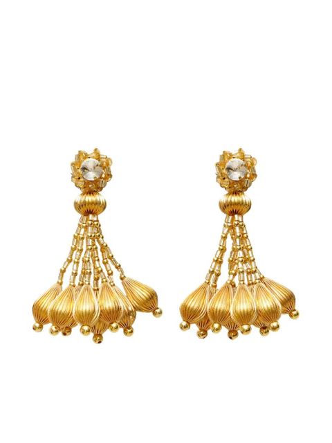 Vanina Lys beaded-drop earrings - Gold - zdjęcie produktu nr 1