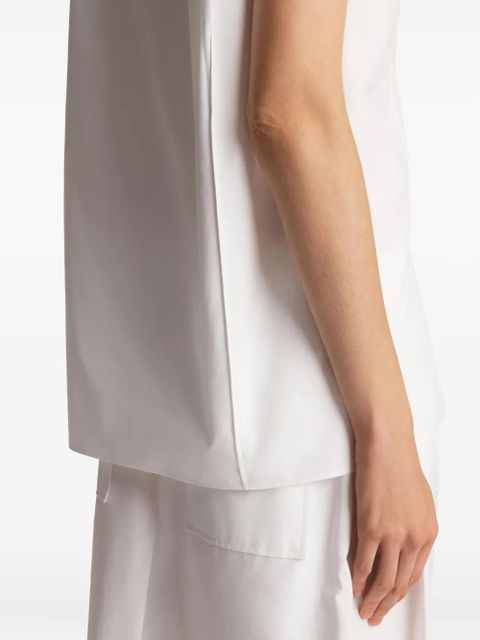 KHAITE button keefe top - White