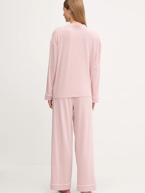 Tommy Hilfiger piżama damska kolor różowy UW0UW06142