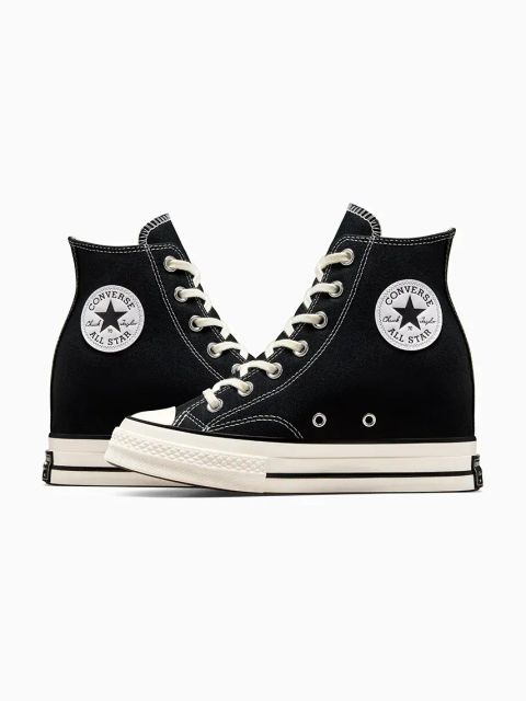 Converse trampki Chuck 70 Wedge damskie kolor czarny A12563C