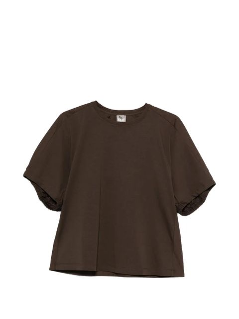 Max Mara ruffled T-shirt - Brown - zdjęcie produktu nr 1