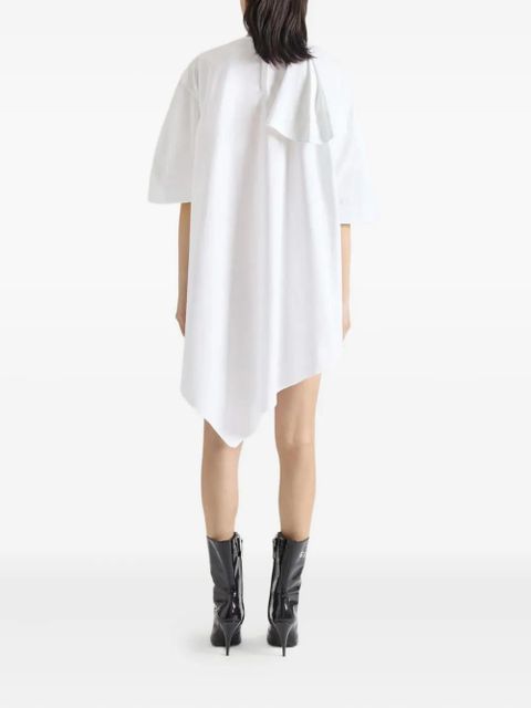 Givenchy asymmetric mini dress - White