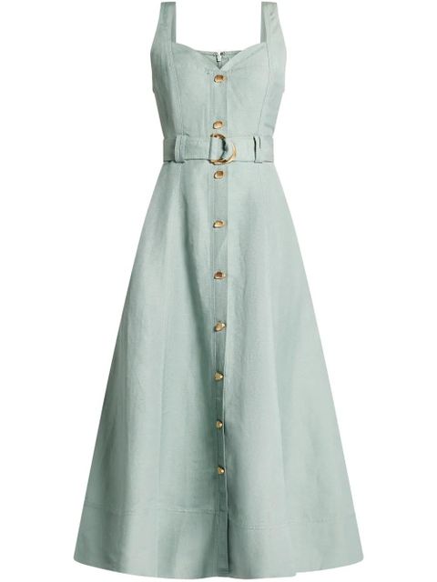 Aje belted midi dress - Green - zdjęcie produktu nr 1