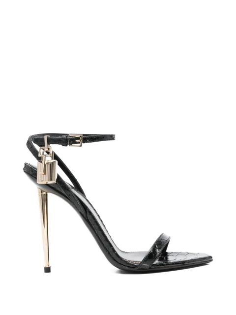 TOM FORD padlock strap sandals - Black - zdjęcie produktu nr 1
