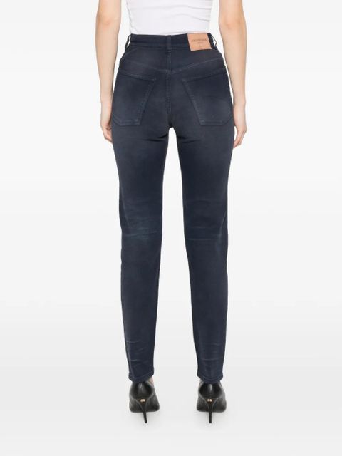 Balenciaga front pockets denim jeans - Blue