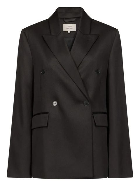 LouLou de Saison HORN double-breasted peak-lapel blazer - Black - zdjęcie produktu nr 1