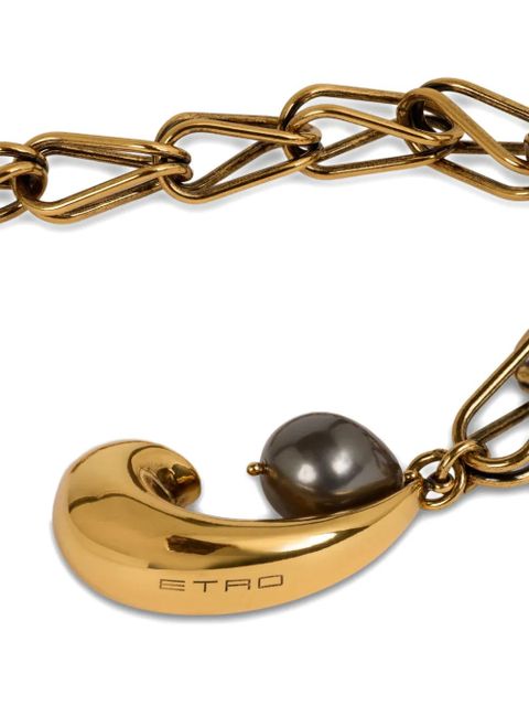 ETRO paisley beaded necklace - Gold