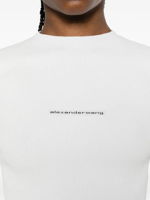 Alexander Wang logo-detail crew-neck T-shirt - White