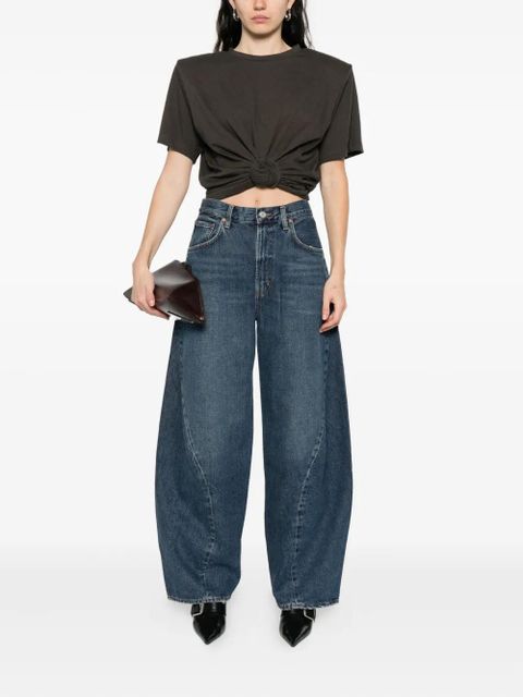 AGOLDE panelled regenerative-cotton jeans - Blue