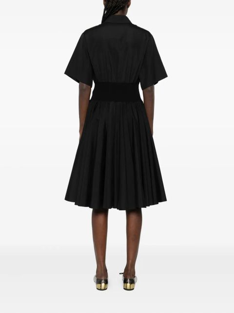 LOEWE polo-neck midi dress - Black