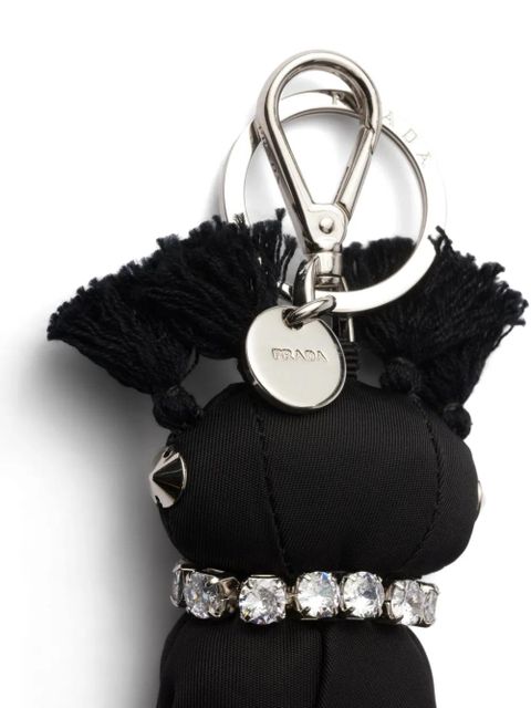 Prada tassel keyring - Black