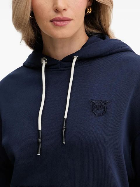 PINKO MELATO logo-detail hoodie - Blue