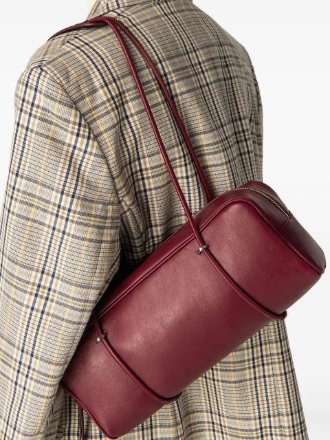 BY FAR Kimberly leather shoulder bag - Red - zdjęcie produktu nr 2