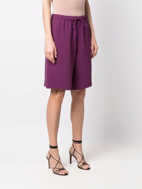 Valentino Garavani drawstring knee-length shorts - Purple