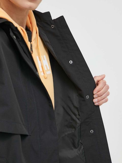 Helly Hansen kurtka przeciwdeszczowa damska kolor czarny przejściowa 54090