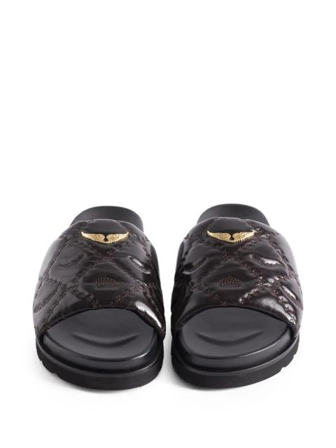 Zadig&Voltaire padded leather sandals - Brown - zdjęcie produktu nr 2