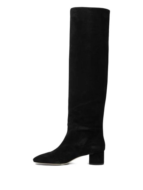 Aeyde 55mm Willa suede block-heel boots - Black