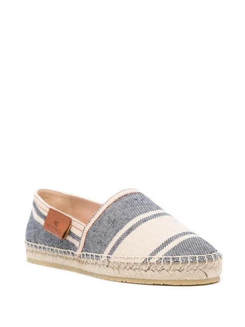 ETRO striped canvas espadrilles - Blue - zdjęcie produktu nr 2