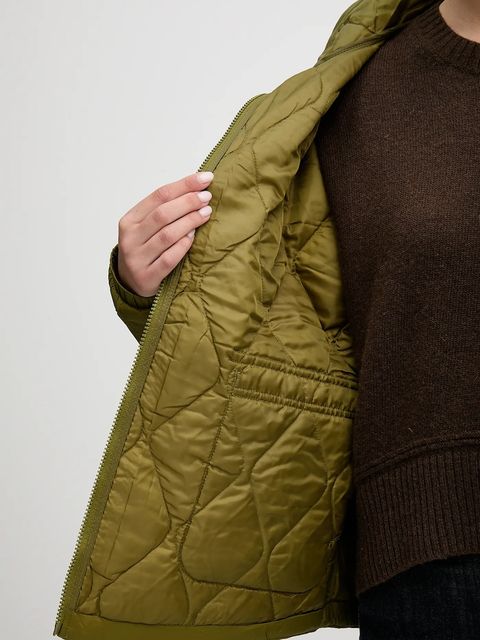 United Colors of Benetton kurtka kolor zielony przejściowa oversize 2YRYDN080