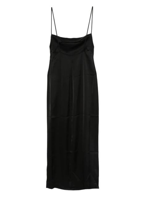 Paris Georgia Phoebe slip midi dress - Black