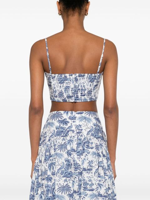 STAUD Federico top - White