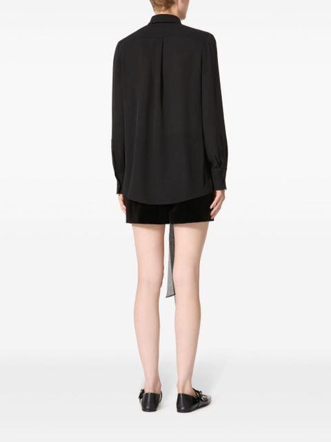 Valentino Garavani silk top - Black