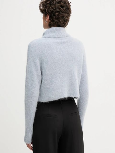 Sandro Ferrone sweter z dodatkiem alpaki