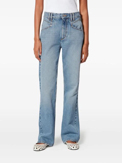 ISABEL MARANT Belvia pocket flared jeans - Blue - zdjęcie produktu nr 2