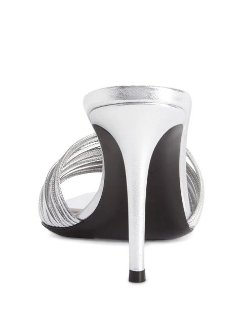 Giuseppe Zanotti 90mm Intriigo Clio sandals - Grey - zdjęcie produktu nr 2