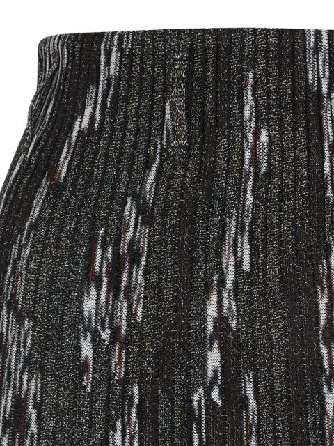 Missoni pleated lurex skirt - Black