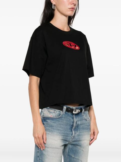 Diesel logo crew-neck top - Black - zdjęcie produktu nr 2