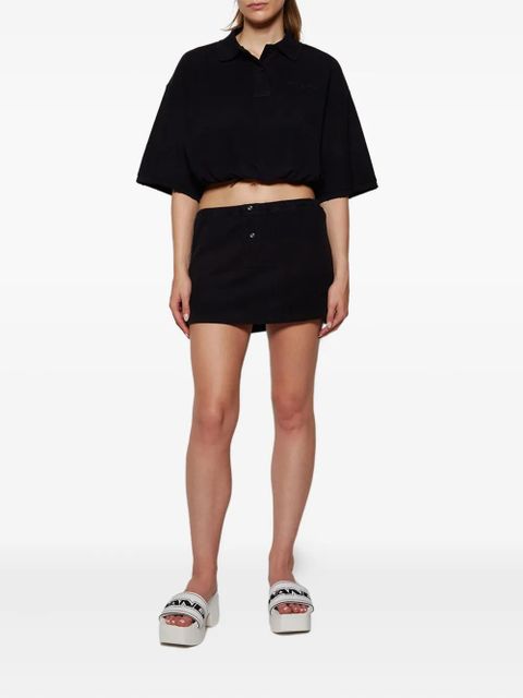 Alexander Wang button mini skort - Black - zdjęcie produktu nr 2