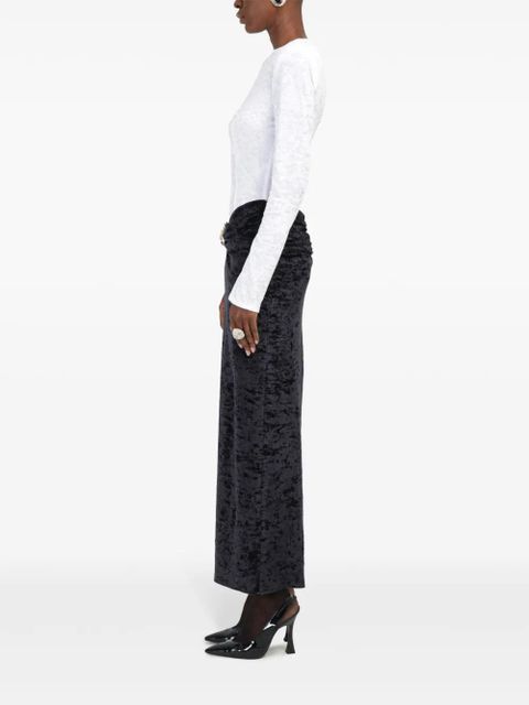 Rowen Rose bi-colour maxi dress - Black