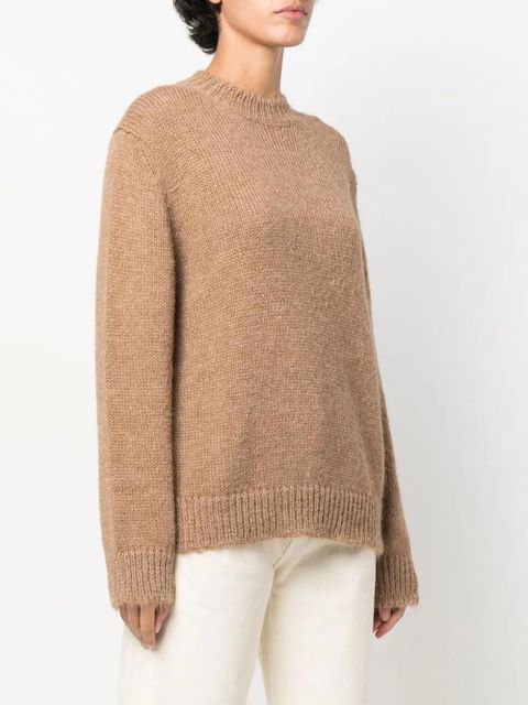 Jil Sander wool knit jumper - Brown